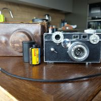 Сервизиран и тестван с филм фотоапарат Телеметричен фотоапарат Argus C3 - тухличката от 1939г. (2), снимка 1 - Фотоапарати - 45873303