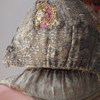 Много рядко Османско детско елече със шапка/сърма позлата/, снимка 16 - Антикварни и старинни предмети - 38656164