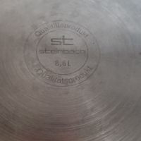 Steinbach голяма тенджера неръждаема стомана 8.6 литра+индукция, снимка 3 - Съдове за готвене - 45812491