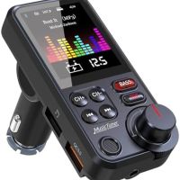 Нов Bluetooth FM Трансмитер с 1.8" Екран, QC Бързо Зареждане за кола автомобил, снимка 1 - Друга електроника - 45863034