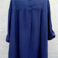 5XL Нова тъмно синя риза  Sheego, снимка 6 - Ризи - 44963018