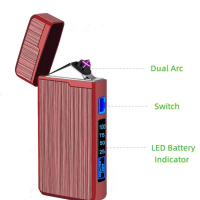 Електронна Ветроустойчива LED Запалка с USB Зареждане, снимка 2 - Друга електроника - 45002454