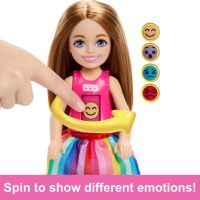Комплект за игра Barbie Art Therapy с кукла терапевт, малка кукла с  емоджи тениска и аксесоари, снимка 5 - Кукли - 45117595
