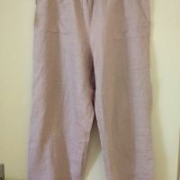Дамски ленен  панталон XL /2XL, снимка 1 - Панталони - 45222608
