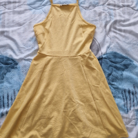 Жълта лятна рокля, снимка 1 - Рокли - 45036184