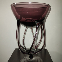 Изключително красива ваза - купа Josephine. Стъкло. , снимка 2 - Други ценни предмети - 44979595