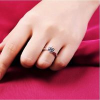 Сребърен пръстен с 18 К позлата , снимка 4 - Пръстени - 45683593