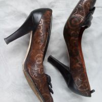 Обувки, Дамски, Вечерни, Елегантни, снимка 1 - Дамски обувки на ток - 45385715