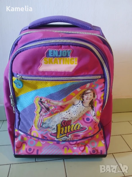 Ученическа раница на колелца, за момиче , снимка 1