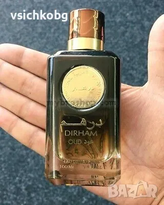 Луксозен арабски парфюм DIRHAM OUD от MANASIK 100ml Бял мускус, Кехлибар - Ориенталски аромат 0% алк, снимка 1