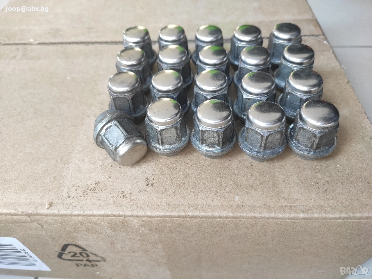 Гайки за джанти Ford Honda Renault Kia Mazda M12x1.5 ключ 19, снимка 1