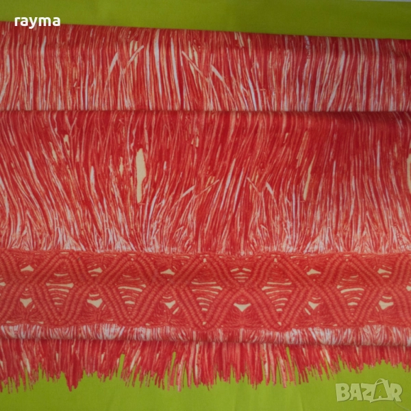 - 40% Just Cavalli еластичен дънков плат принт, снимка 1