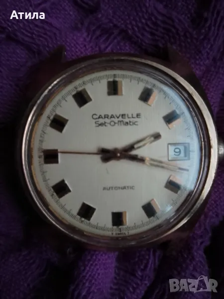 часовник швейцарски caravelle bulova automatic, снимка 1