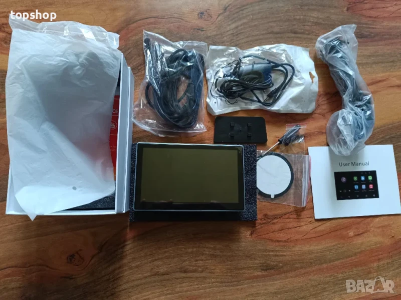 С МЕНЮ НА БЪЛГАРСКИ CarStereo 7” Тъч IPS MP3 GPS Bluetooth Apple/Android TF Slot USB C, снимка 1