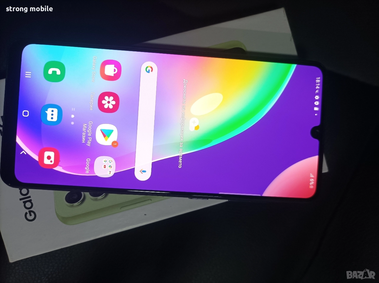 Samsung A31 blue,Гаранция, снимка 1