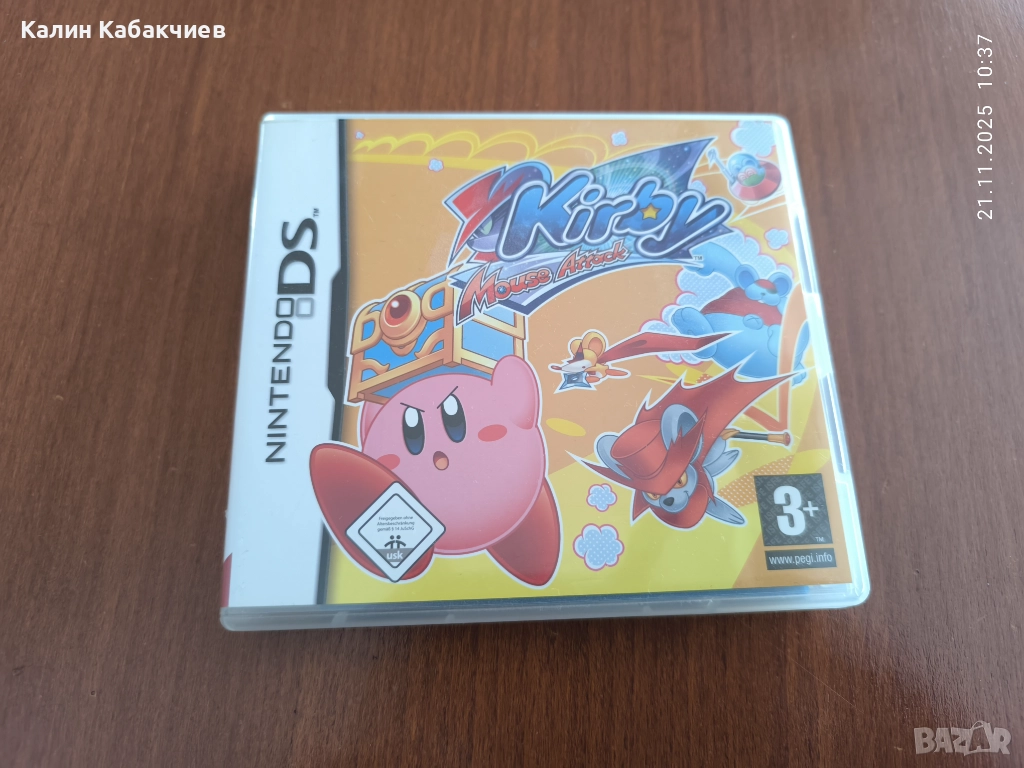 Kirby - Mouse Attack Nintendo DS игра, снимка 1