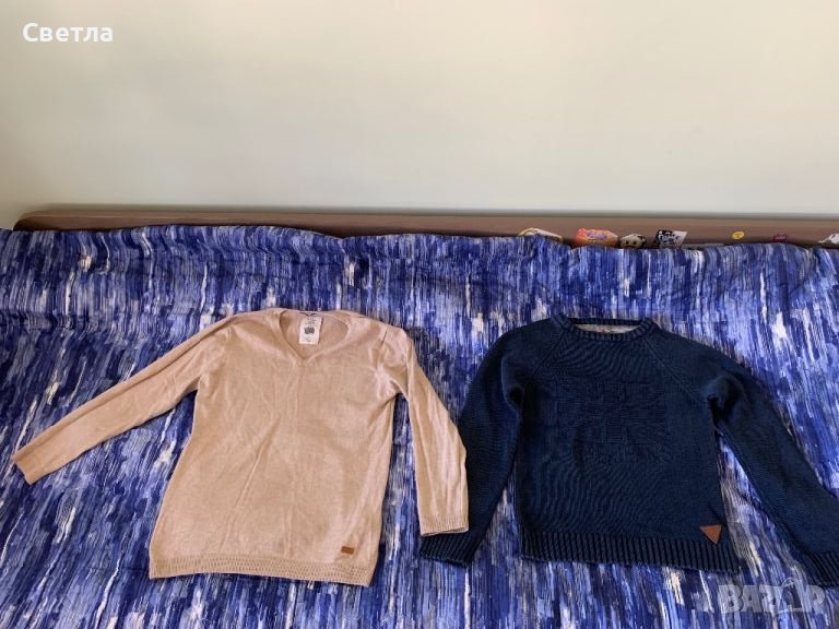 Пуловери Zara и Pepe Jeans-128-134см., снимка 1