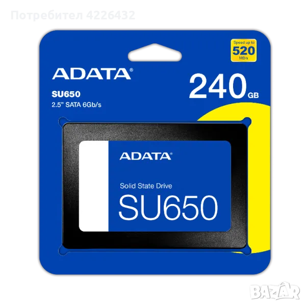 SSD Adata SU650 240GB , снимка 1