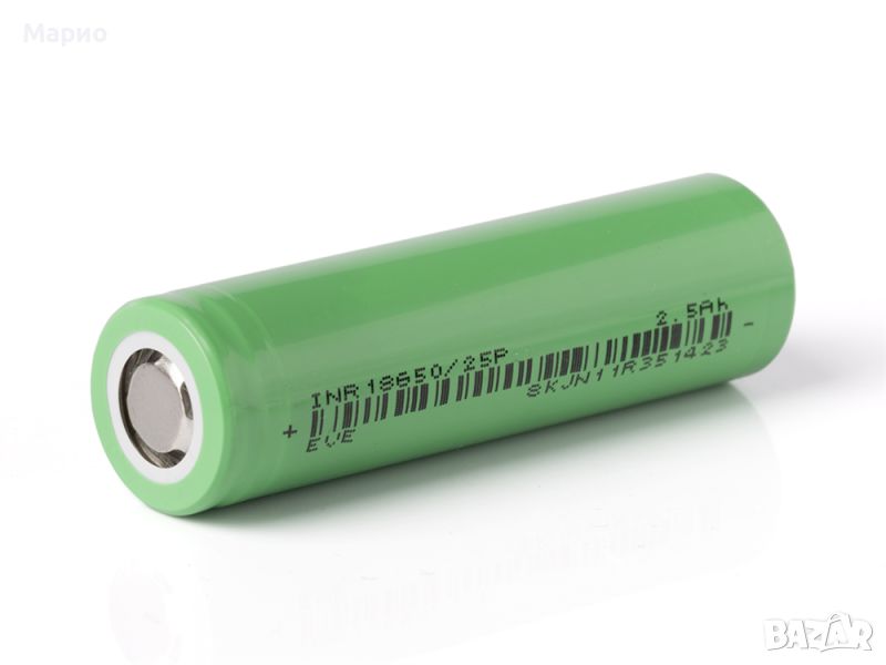 Акумулаторна батерия
EVE INR18650-25P 2500mAh - 20A, снимка 1