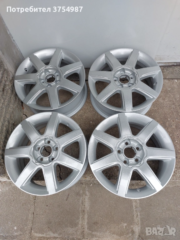 Алуминиеви джанти 5×100×57.1-15 цола , снимка 1