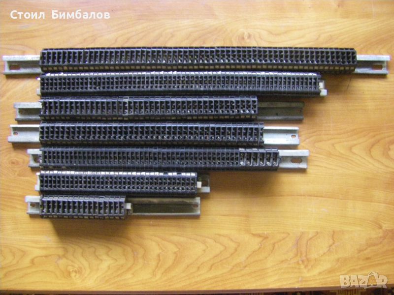 Редови клеми за електрически табла монтирани на G32-15 шина, модел BG, снимка 1