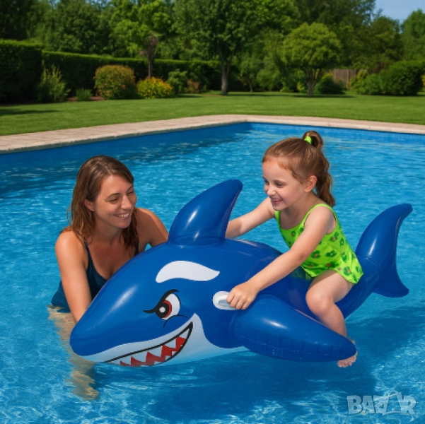 Надуваем кит, забавление и комфорт във водата, снимка 1