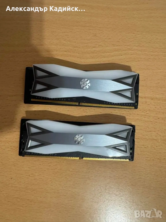 A-DATA XPG DDR4 D60G RGB 2x8GB (16GB) 3200MHz CL16, снимка 1