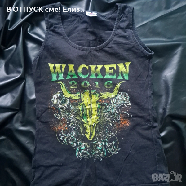 Потник оригинал WACKEN W.O.A. втален 2016 г, снимка 1