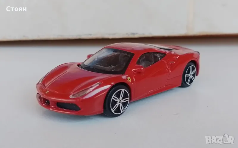 Ferrari 488 GTB, мащаб 1/43, снимка 1