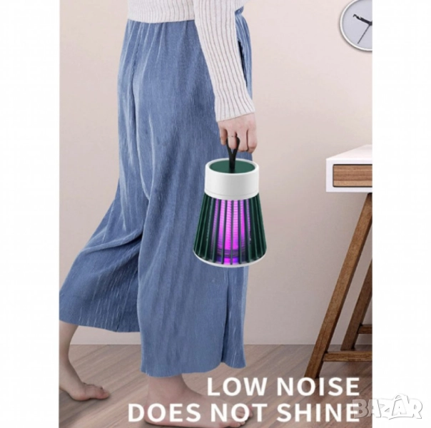 Преносима лампа срещу комари, с акумулаторна батерия, снимка 1