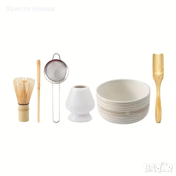 Сет за японски чай матча Matcha 6 броя комплект, снимка 1