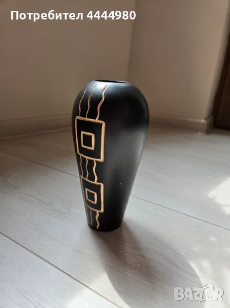 Тайландска бамбукова ваза, ръчна изработка !!!, снимка 1