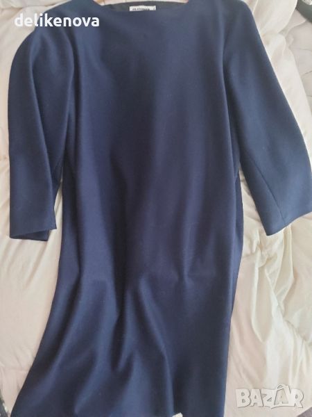 JIL SANDER Original Size L Уникална синя рокля, снимка 1