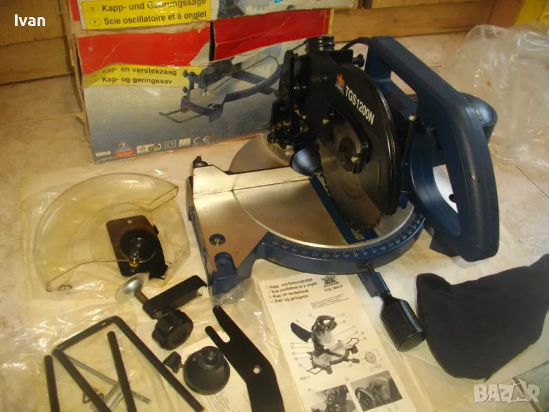 1200 вата ф210мм Немска ПЕНДУЛА ПОТАПЯЩ ЦИРКУЛЯР пълен комплект в кашон TOP CRAFT Като нова 8,8 кг, снимка 1