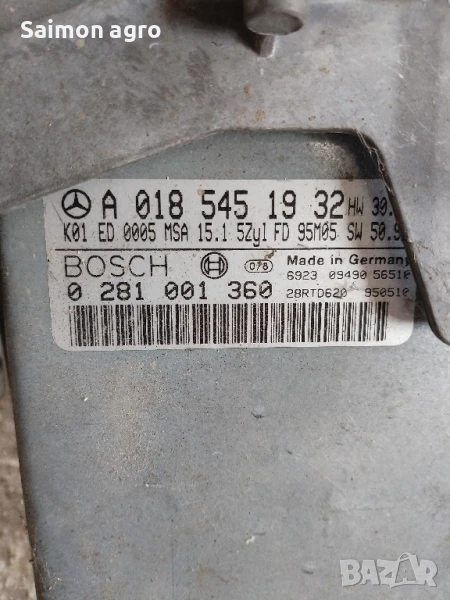 Компютър на двигателя на Мерцедес C250D W202 , снимка 1