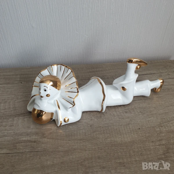 Порцеланова фигура клоун на Gilde Gold Dekor, снимка 1
