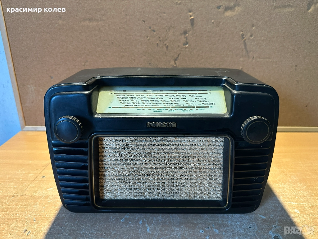 малко лампово радио "SCHAUB-Junior 50", снимка 1