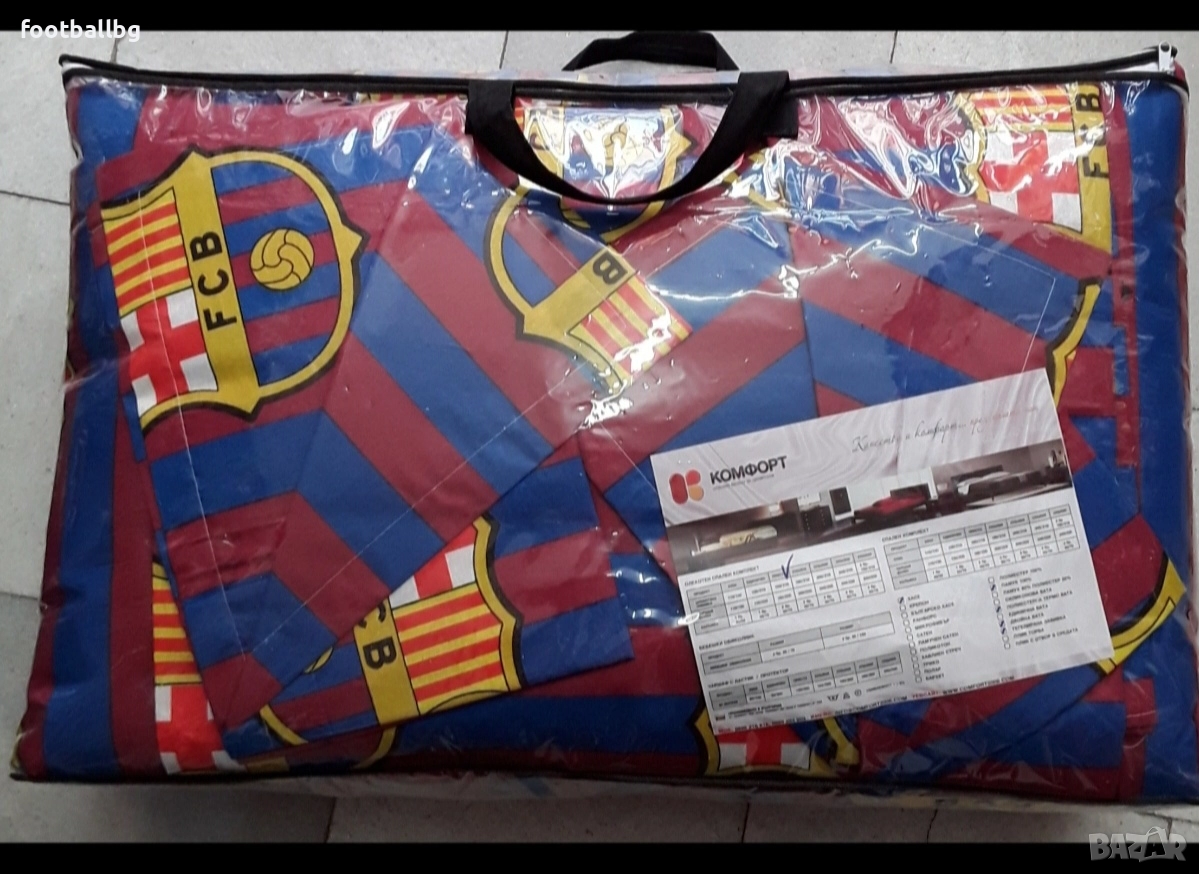 Спални комплекти на футболни отбори ❤️⚽️ FC BARCA Read Madrid, снимка 1
