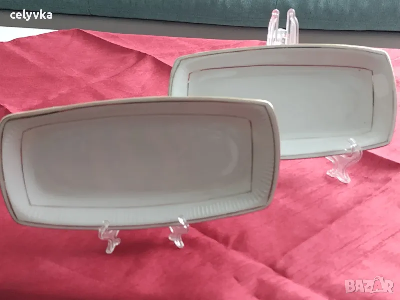 Порцеланови чинии за салати и мезета - бъларски Изида, снимка 1