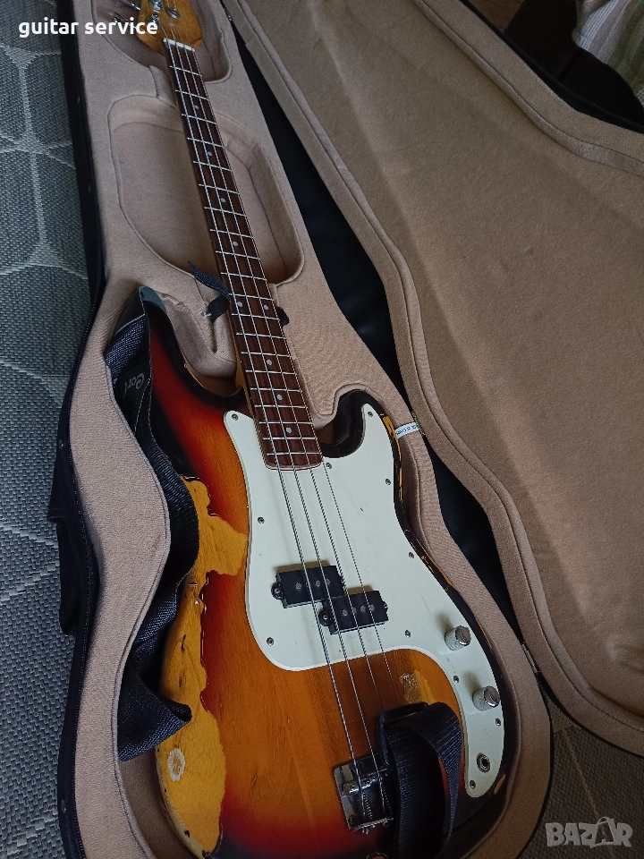 Твърд кейс за бас китара, снимка 1