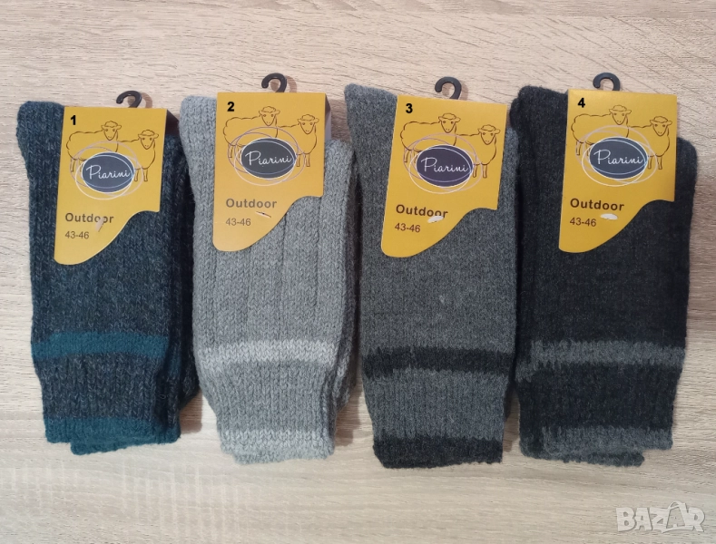 Дебели и Топли Зимни Мъжки Вълнени Чорапи, снимка 1