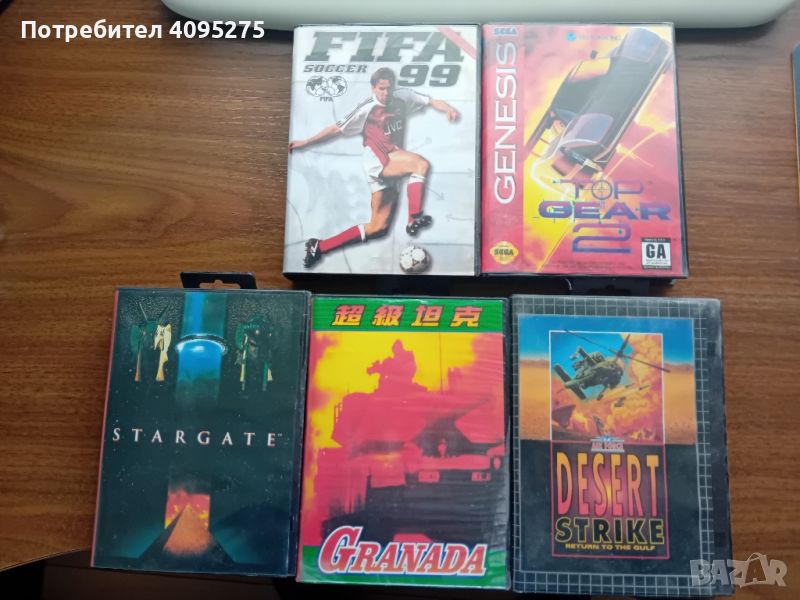 5 игри за Sega mega drive 2 , снимка 1