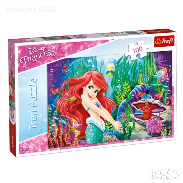 Пъзел, Trefl, Princess Ariel Deep, 100 части, снимка 1