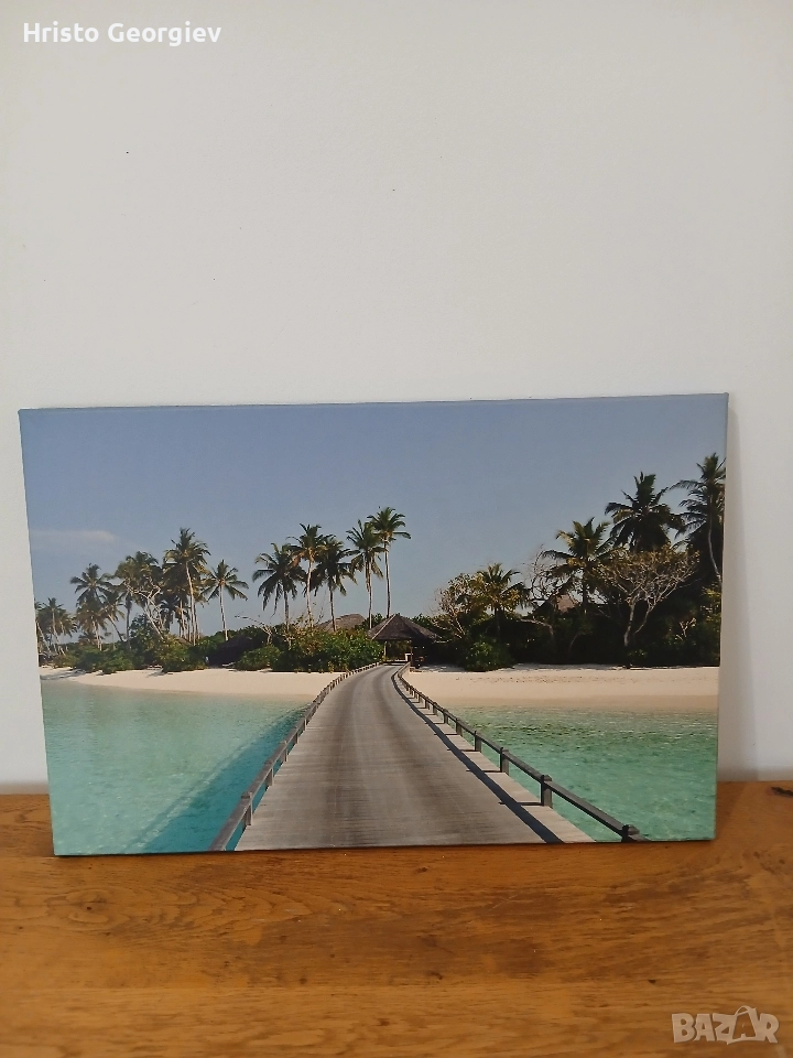 Снимка Картина Малдивите, снимка 1