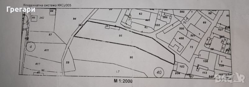 Продавам парцел в гр. Монтана , снимка 1