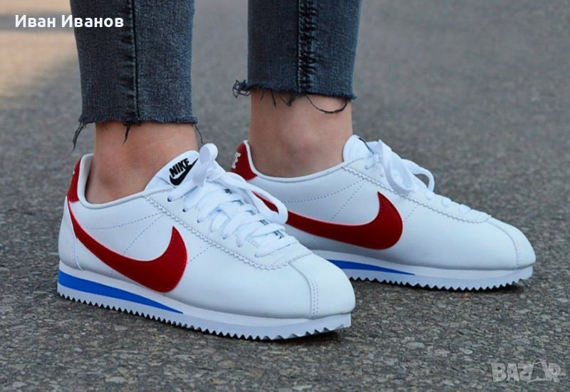 Nike Classic Cortez кожени маратонки номер 36-36,5, снимка 1