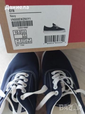 Обувки Vans Era (navy), снимка 4 - Ежедневни обувки - 46646738