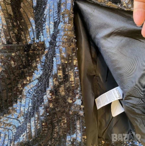 Сако с пайети — L/XL, снимка 7 - Сака - 53712823
