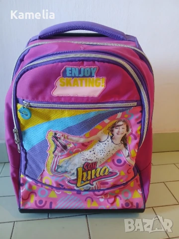 Ученическа раница на колелца, за момиче , снимка 1