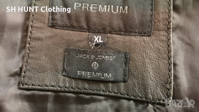 Jack & Jones Original Leaher Jacket размер L / XL мъжко естествена кожа 2-27, снимка 10 - Якета - 52691250